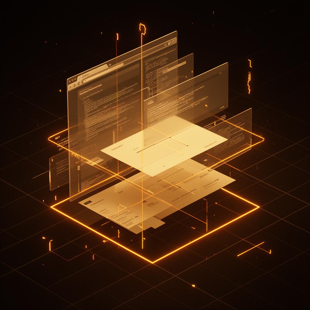 Layered modern website architecture used by Maplit Marketing
